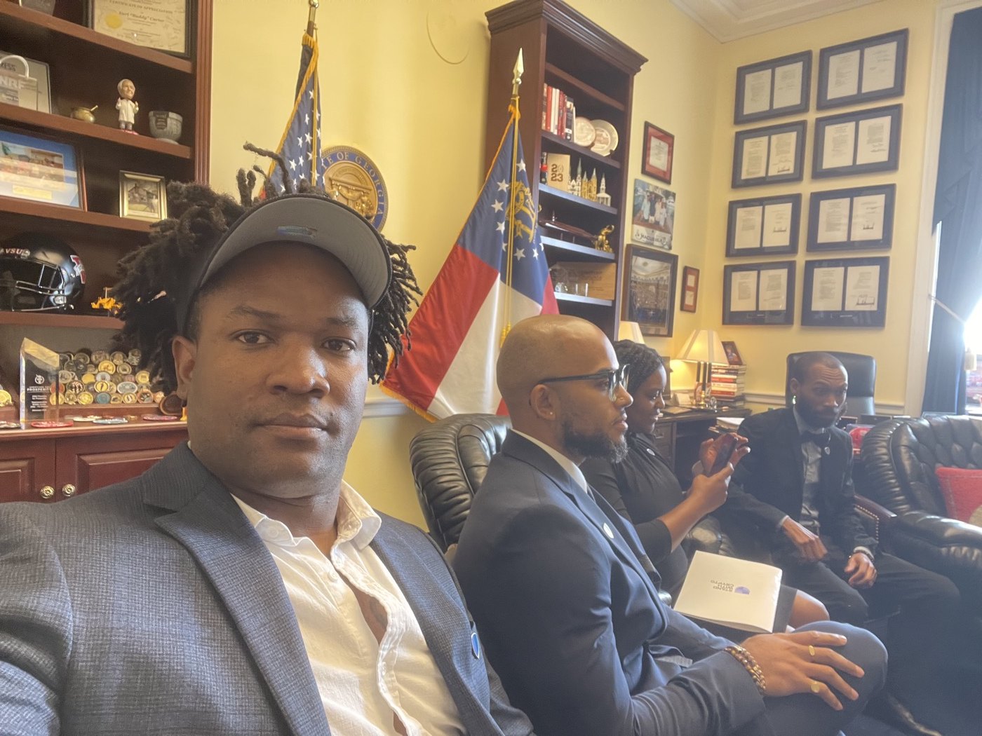 Inside a congressional office on Capitol Hill