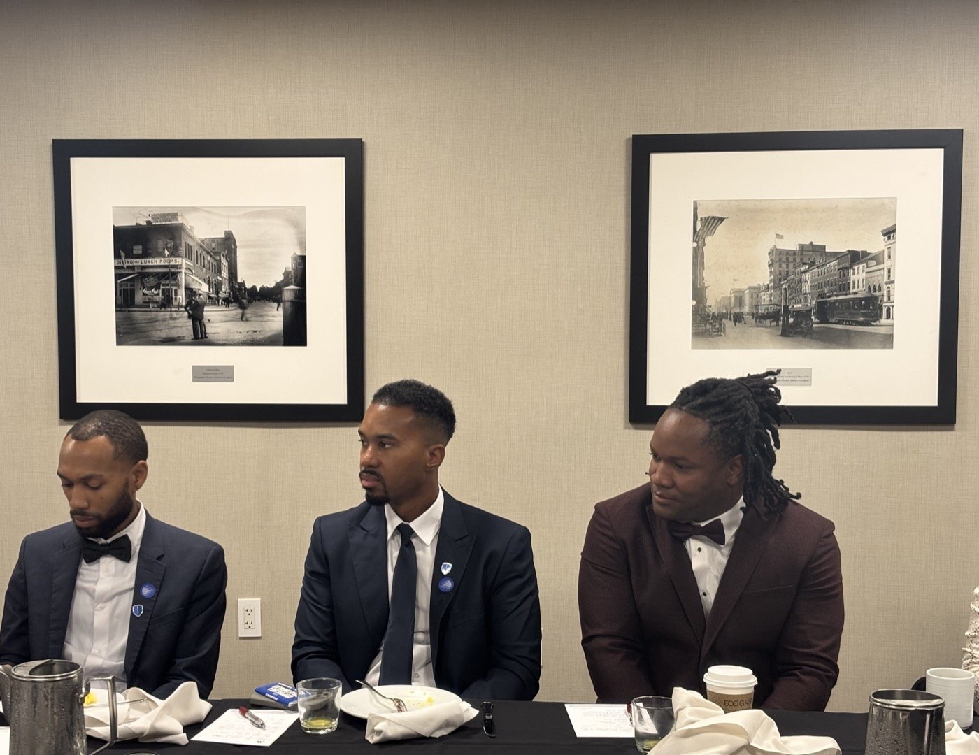 Marlon Williams with Chris Powell and Vandale Callender of Project Pi Labs