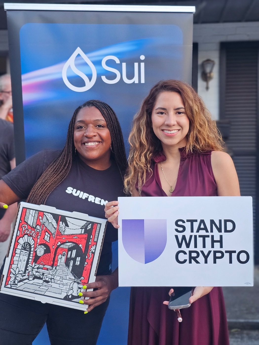 Tia Williams representing Stand With Crypto Georgia