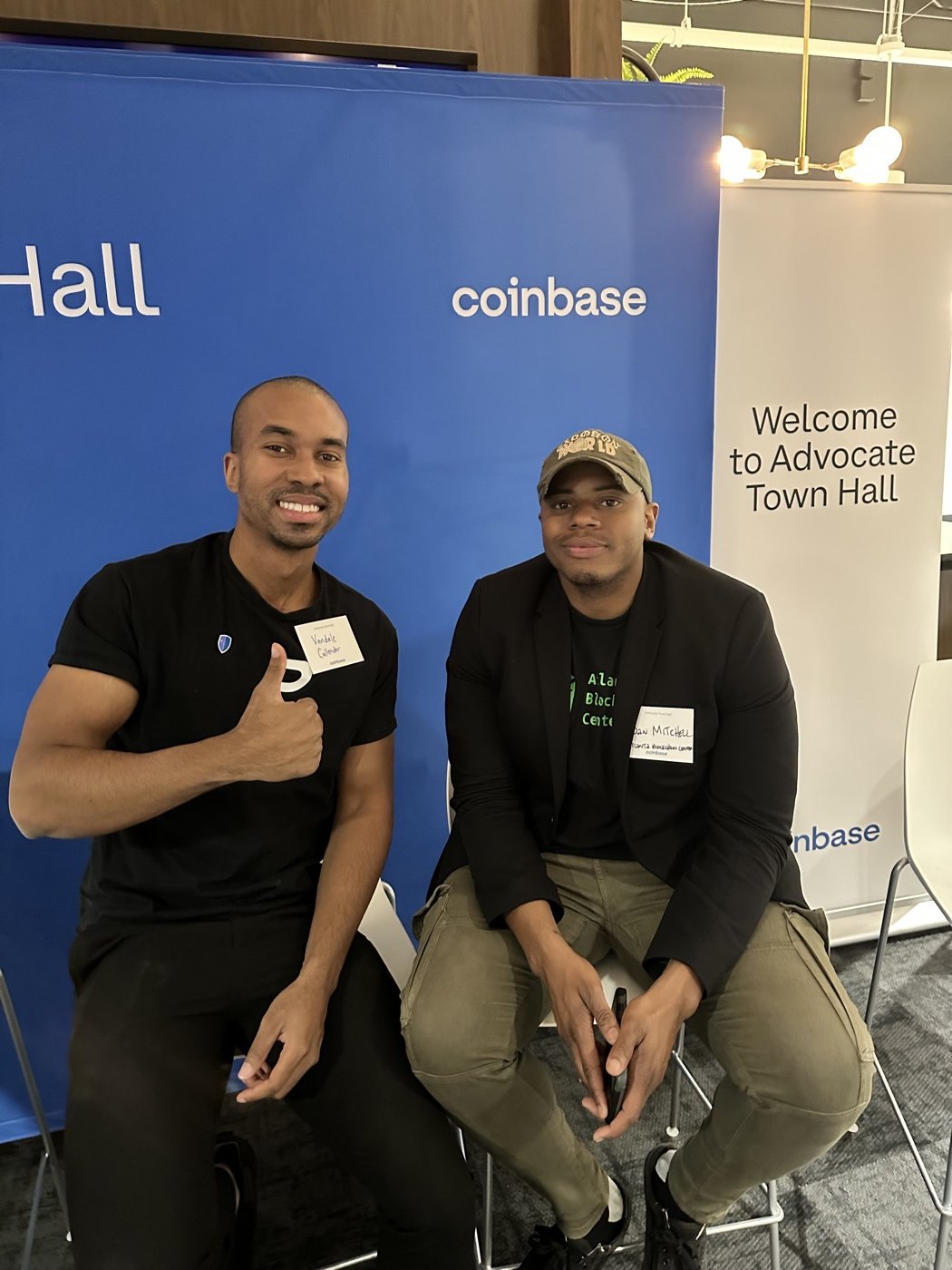 Marlon Williams at the Crypto in Atlanta Advocate Town Hall