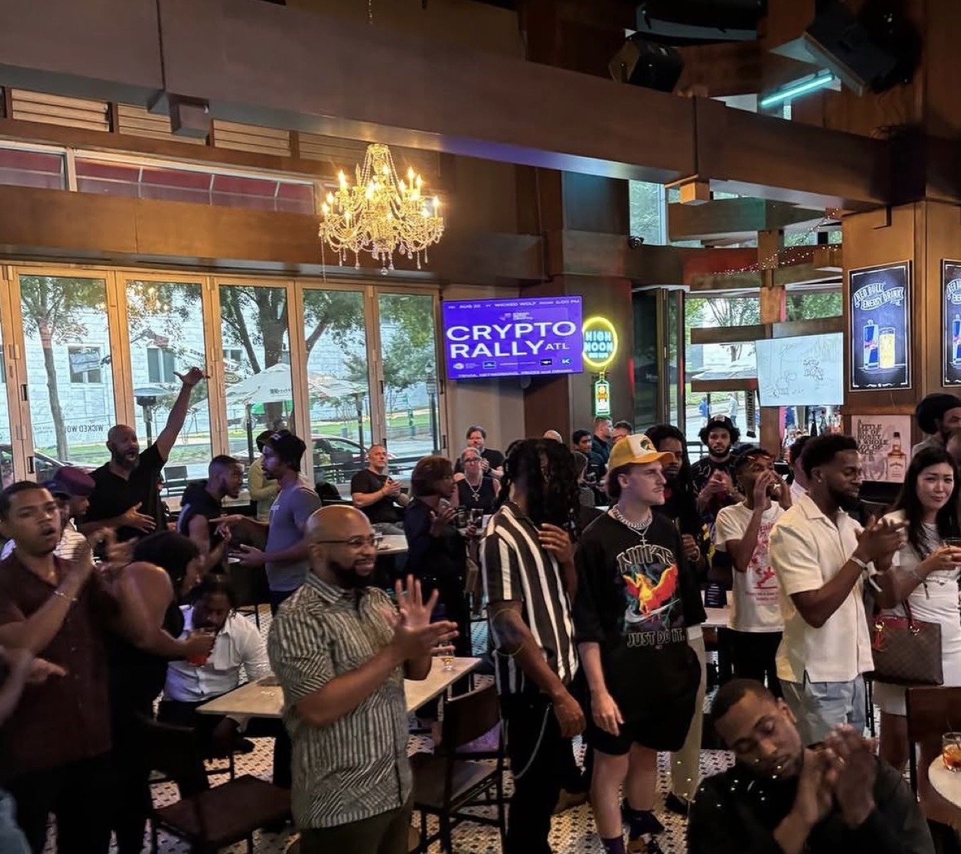 Packed room at Block Party South, Crypto Rally ATL