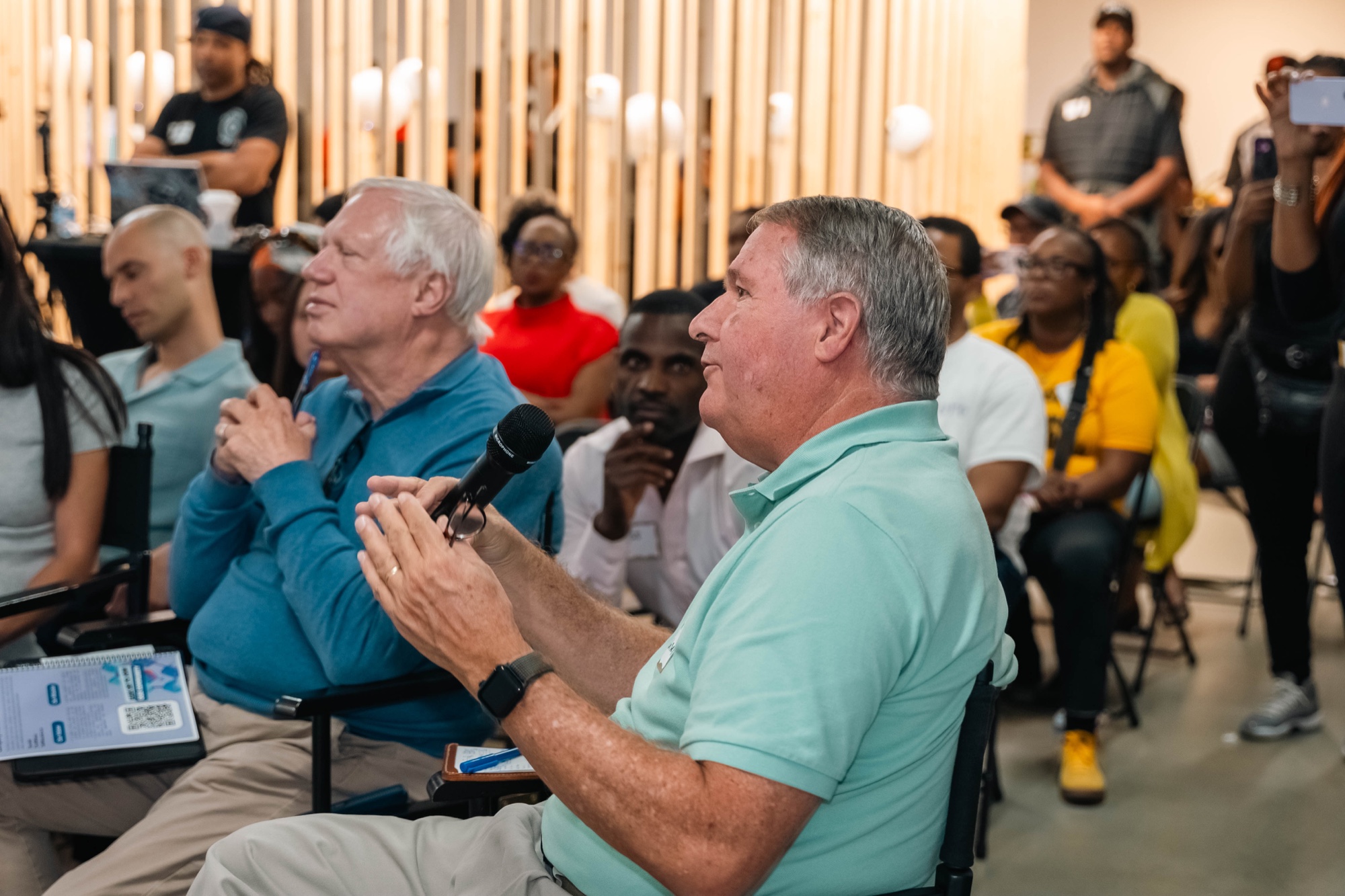 An Atlanta Blockchain Center event at World Chain's store, Ponce City Market