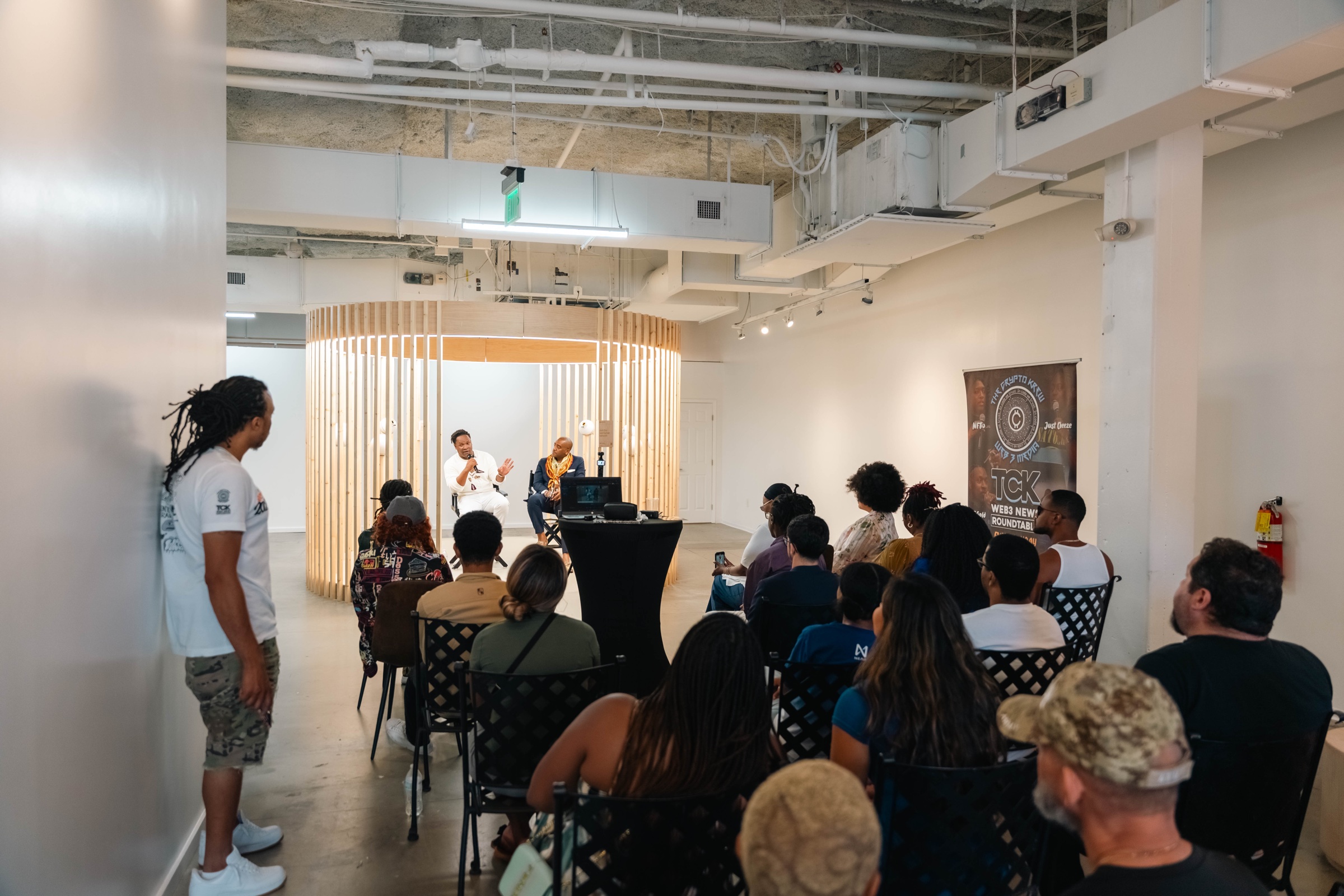 An Atlanta Blockchain Center fireside at the World Store, Ponce City Market