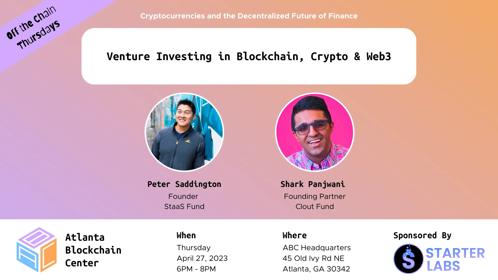 Venture Investing in Blockchain, Crypto, and Web3