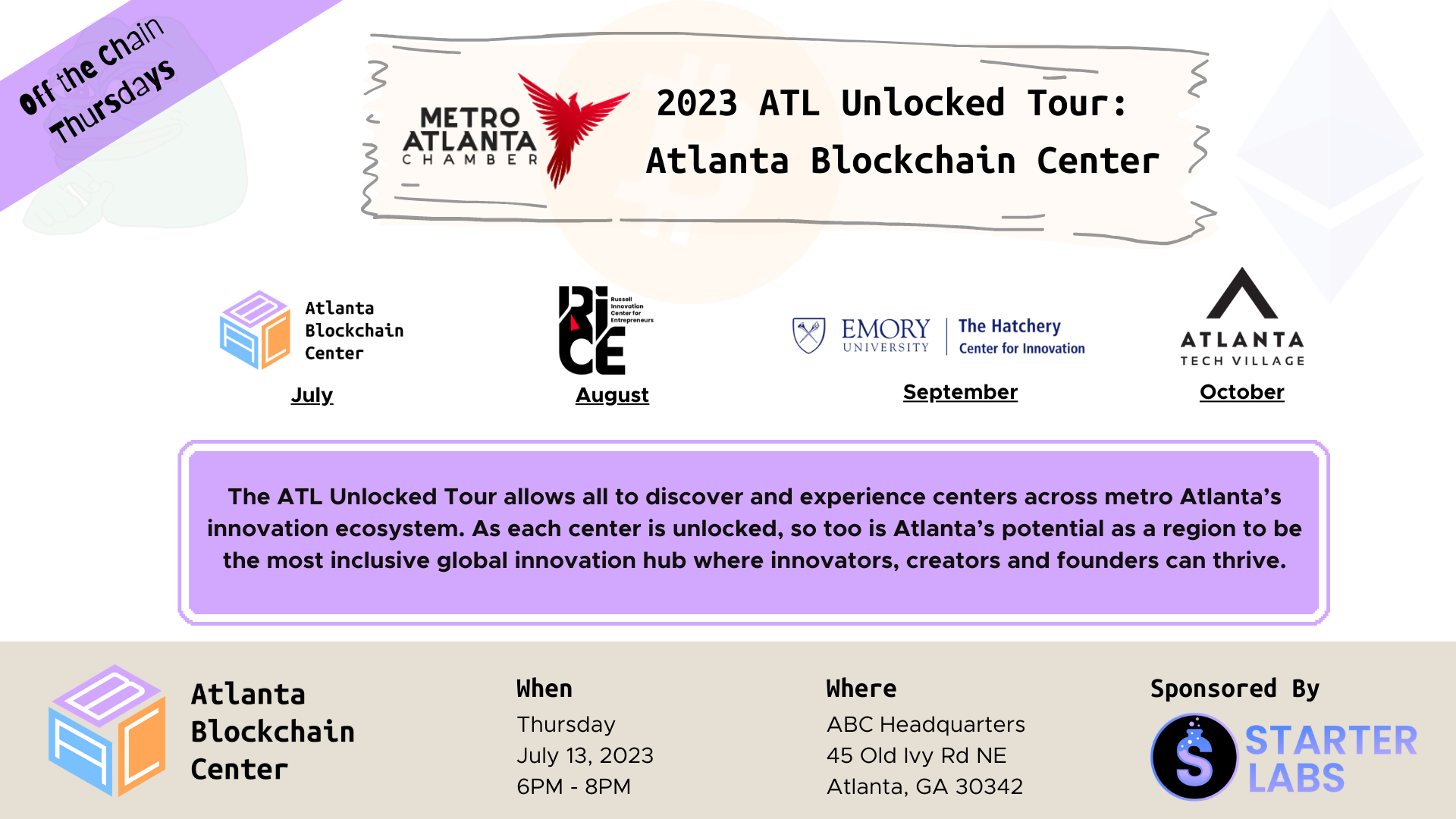 2023 ATL Unlocked Tour: Atlanta Blockchain Center
