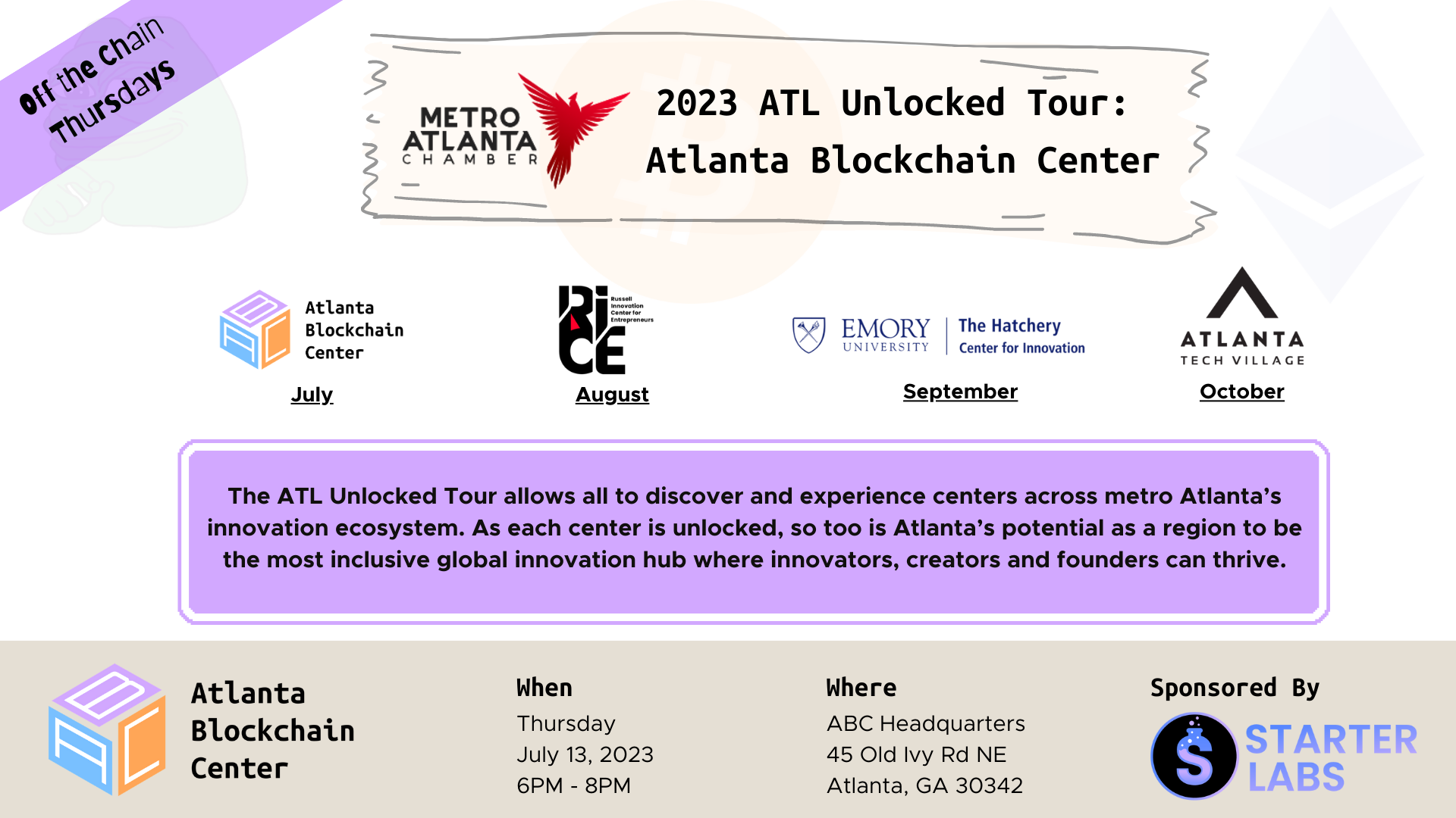 atl unlocked tour