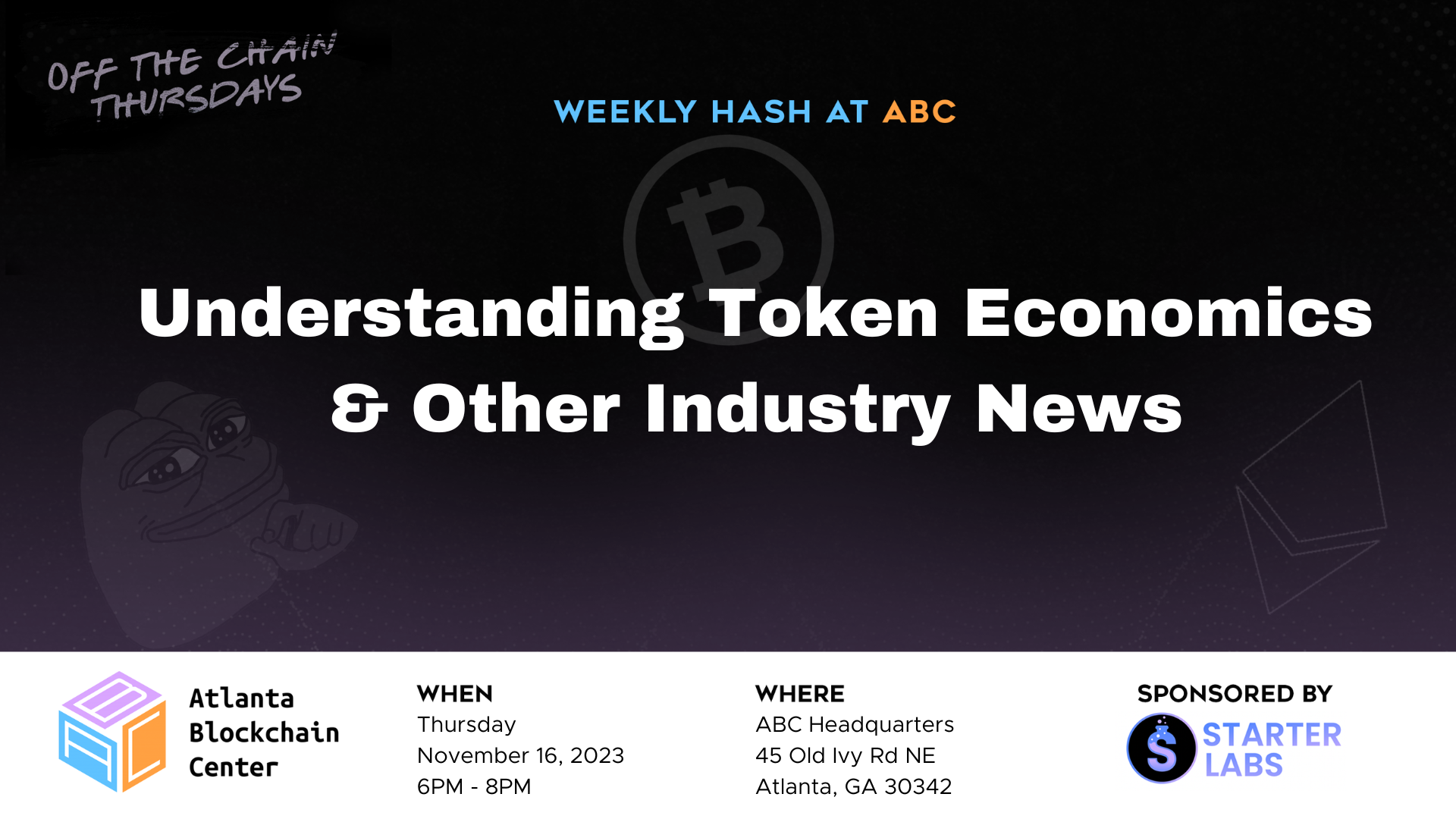 Weekly Hash @ ABC – Understanding Token Economics & Other Industry News