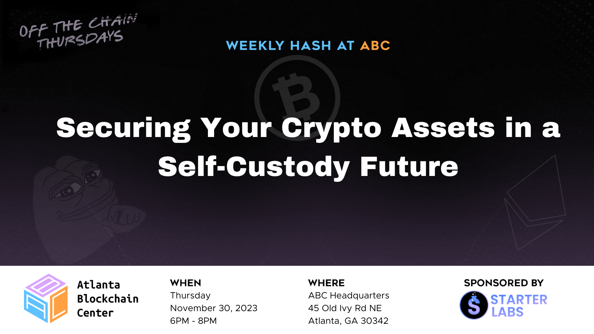 Weekly Hash @ ABC – Securing Your Crypto Assets in a Self-Custody Future