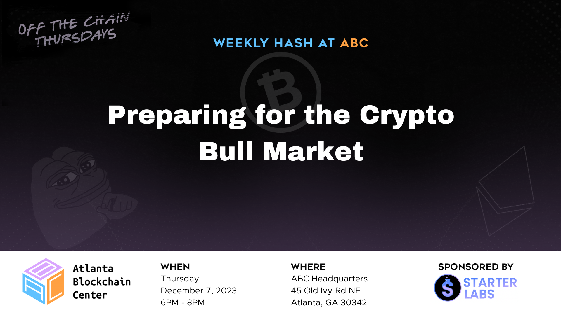 Weekly Hash at ABC – Preparing for a Crypto Bull Market & Other Industry News
