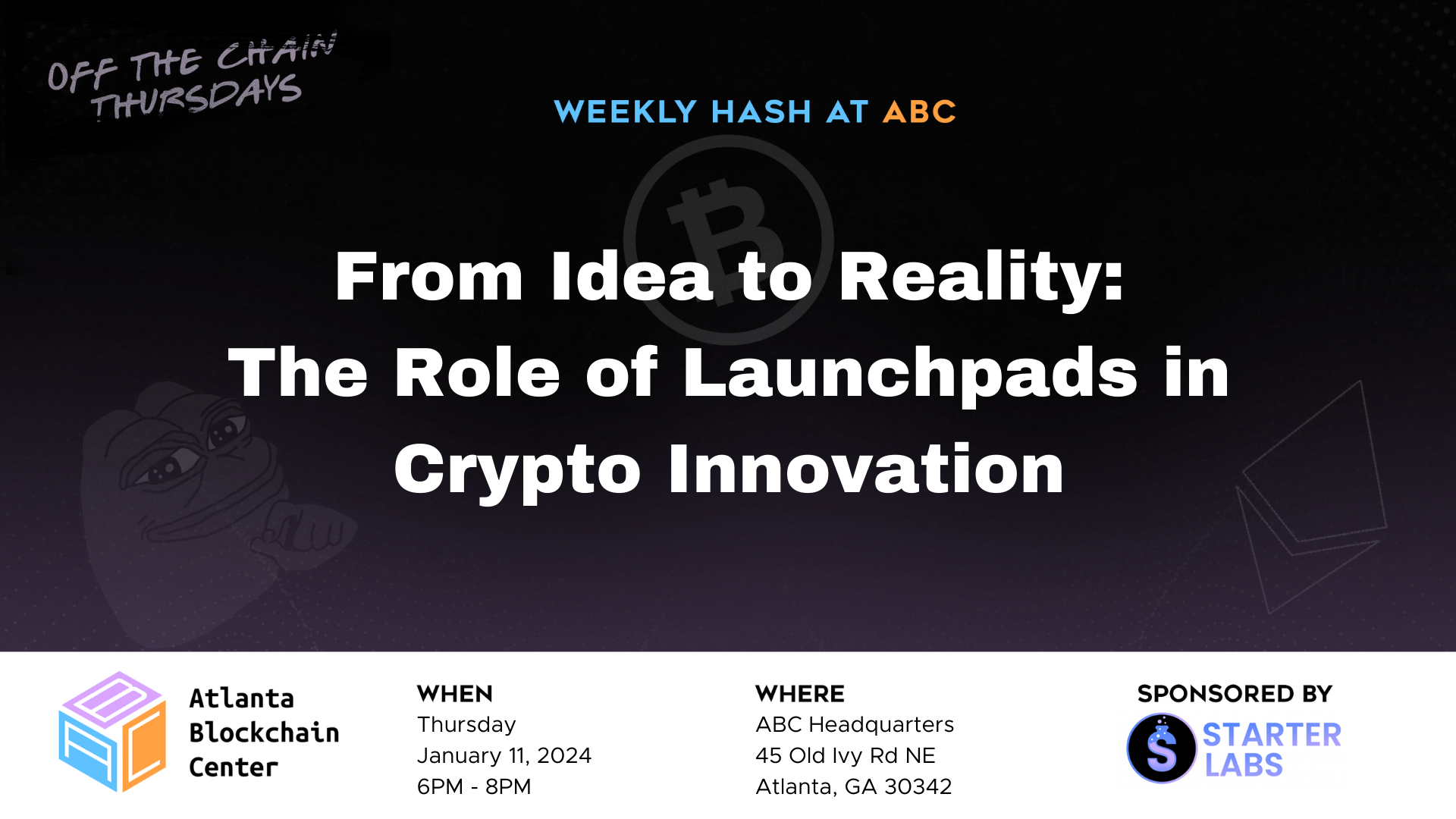 Weekly Hash at ABC – From Idea to Reality: The Role of Launchpads in Crypto Innovation