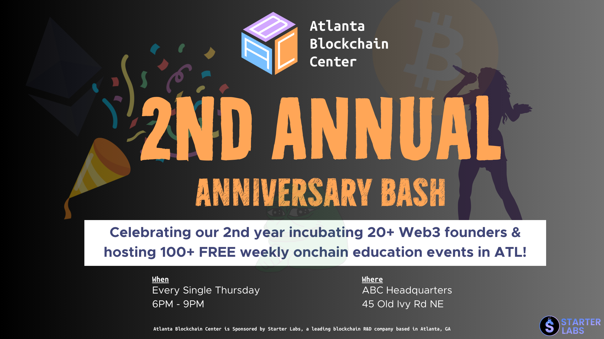 Atlanta Blockchain Center 2nd Anniversary Bash