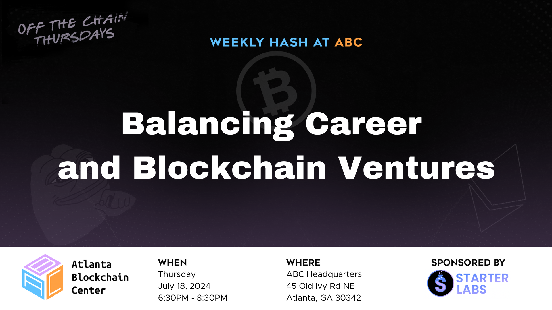 Balancing Career and Blockchain Ventures