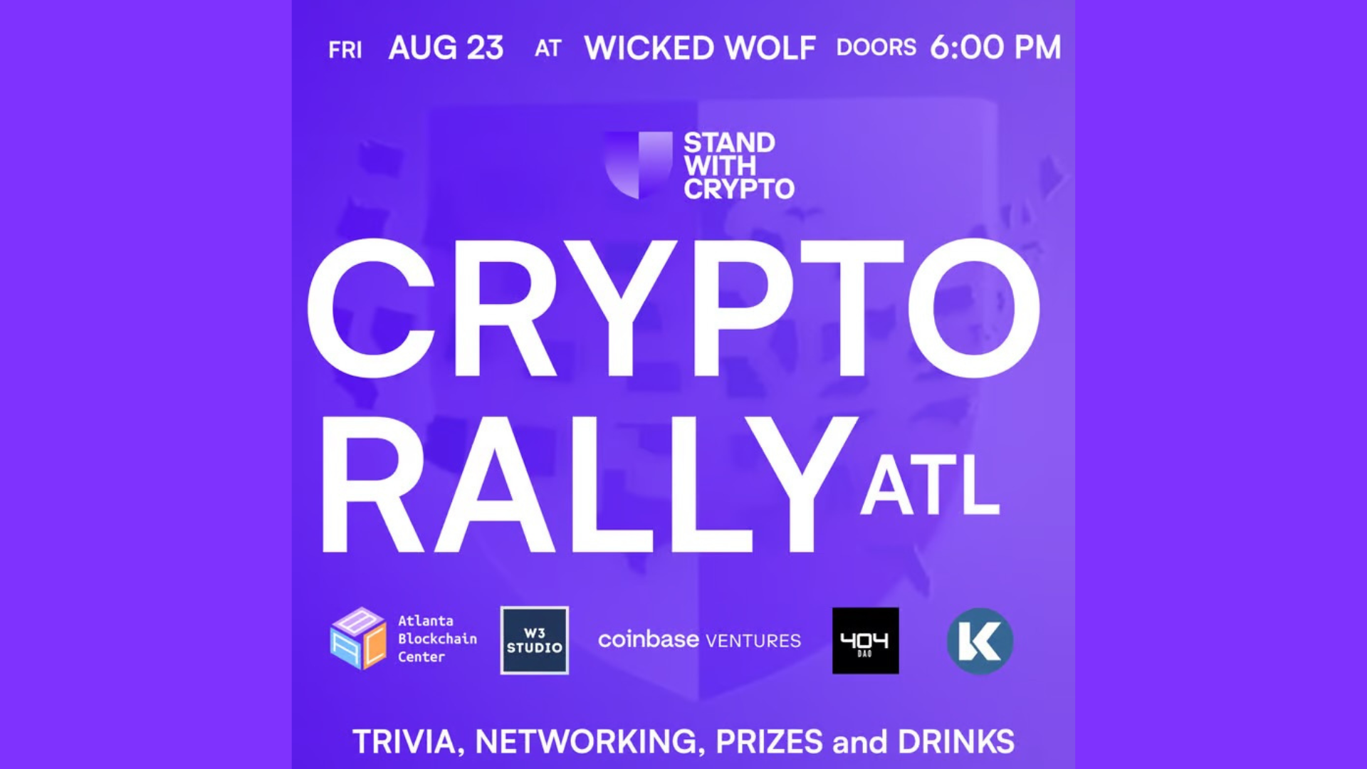 Crypto Rally ATL – Stand With Crypto