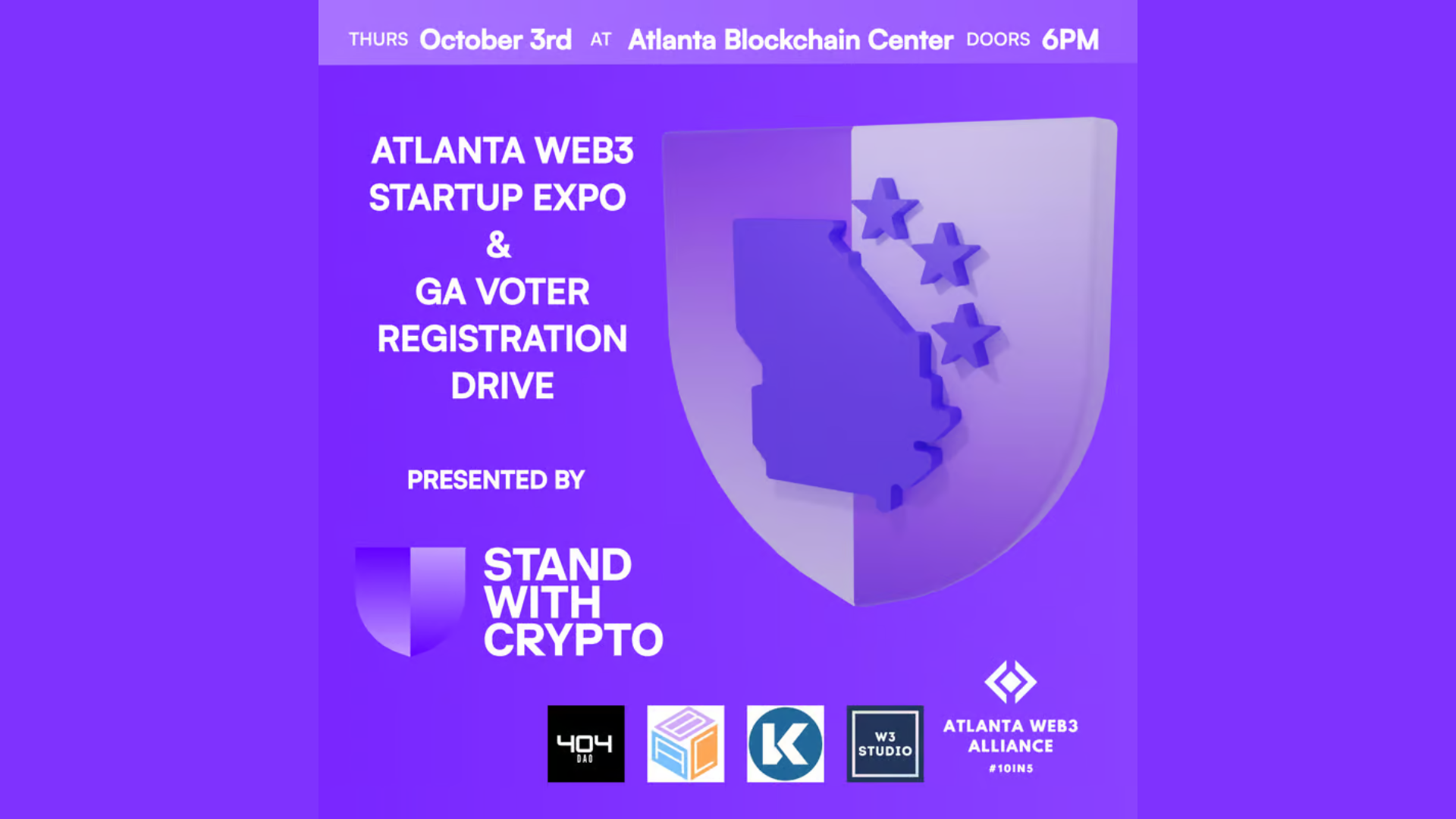 Atlanta Web3 Startup Expo & GA Voter Drive