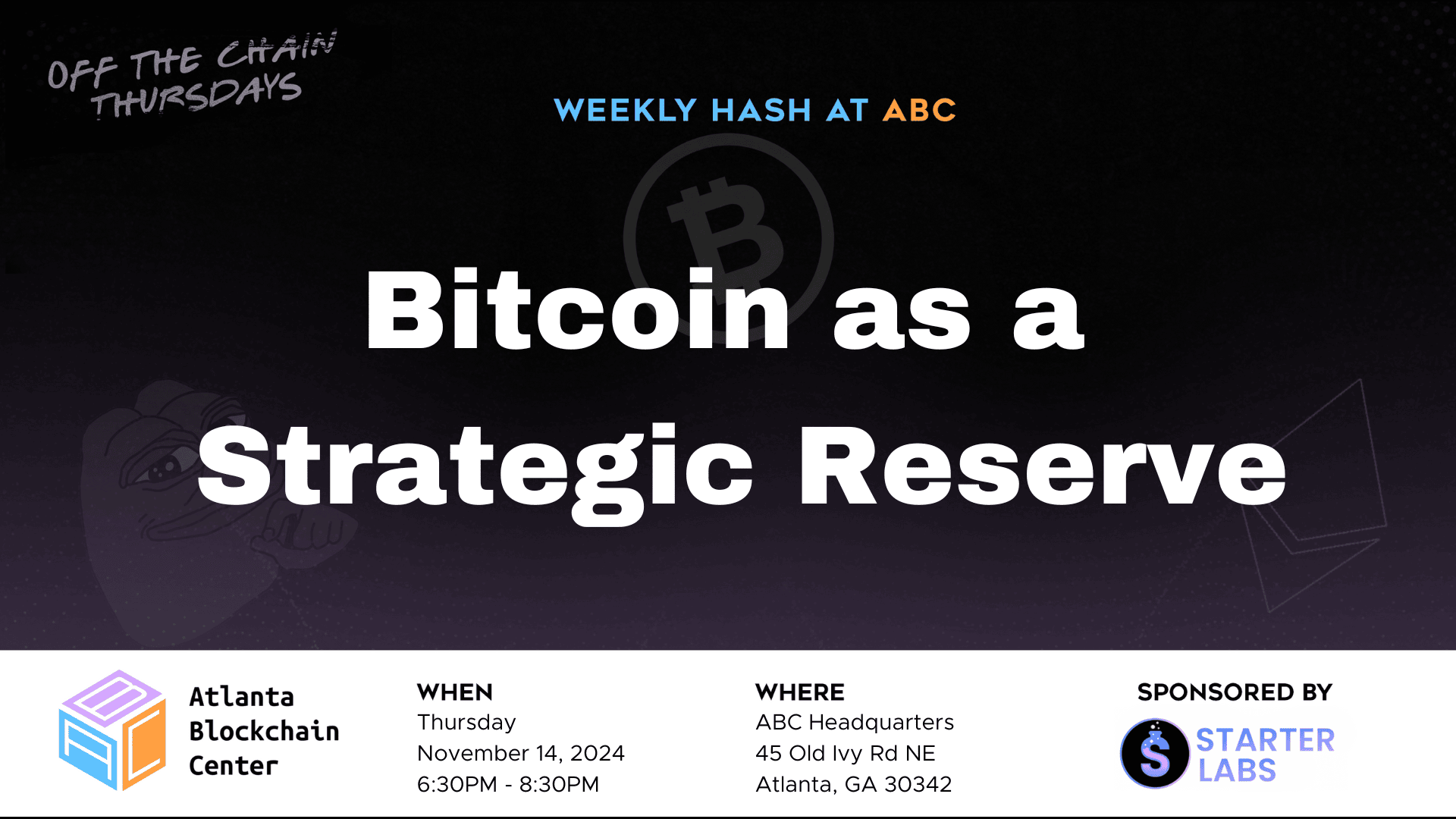 Bitcoin as a Strategic Reserve