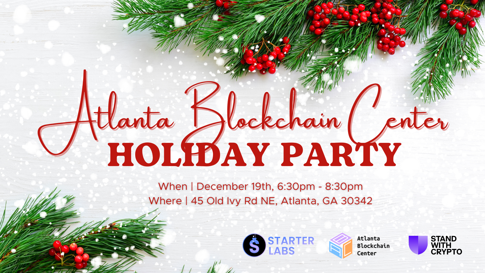 Atlanta Blockchain Center Holiday Party