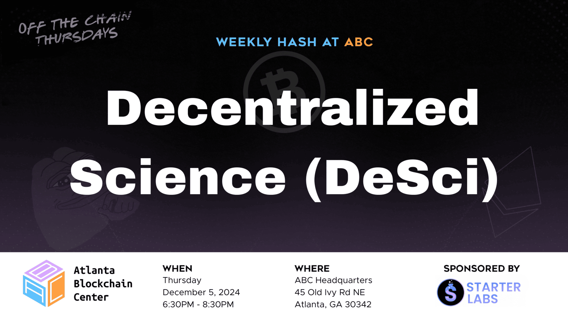 Decentralized Science (DeSci)