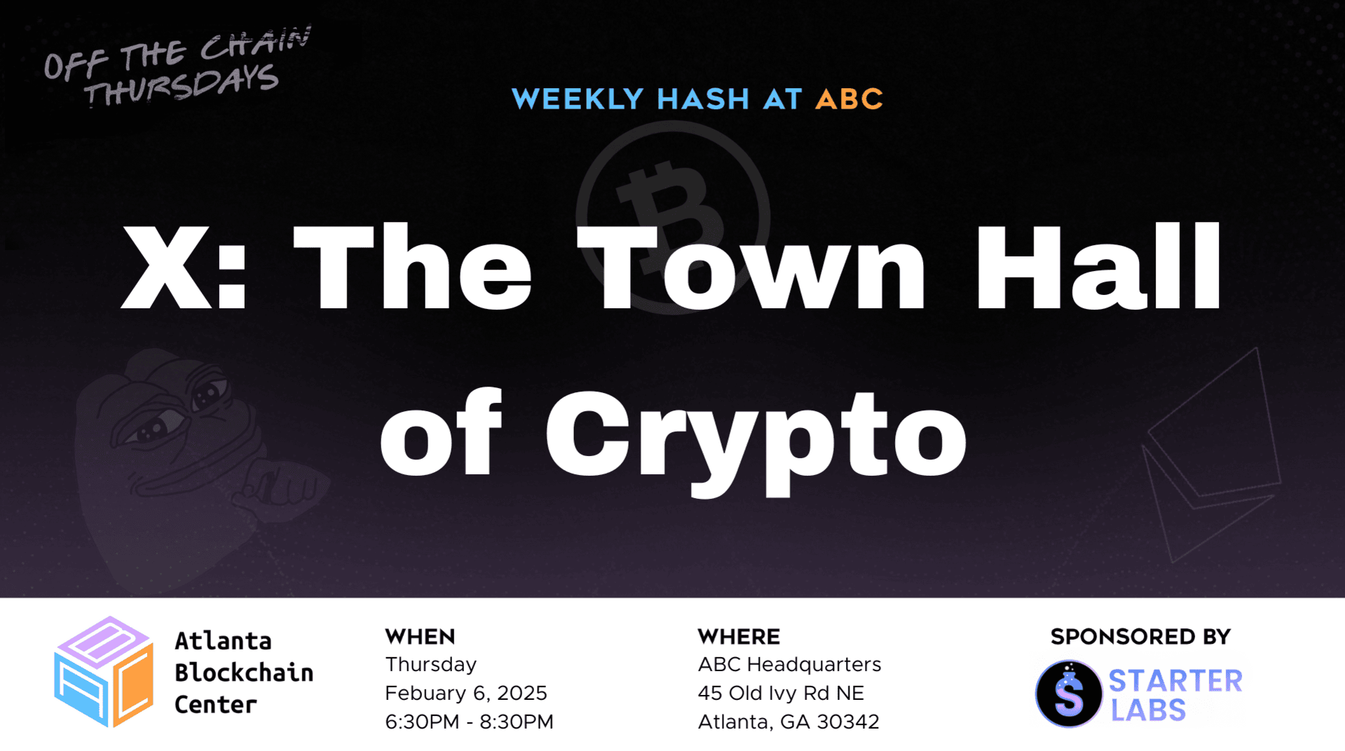 X: The Town Hall of Crypto