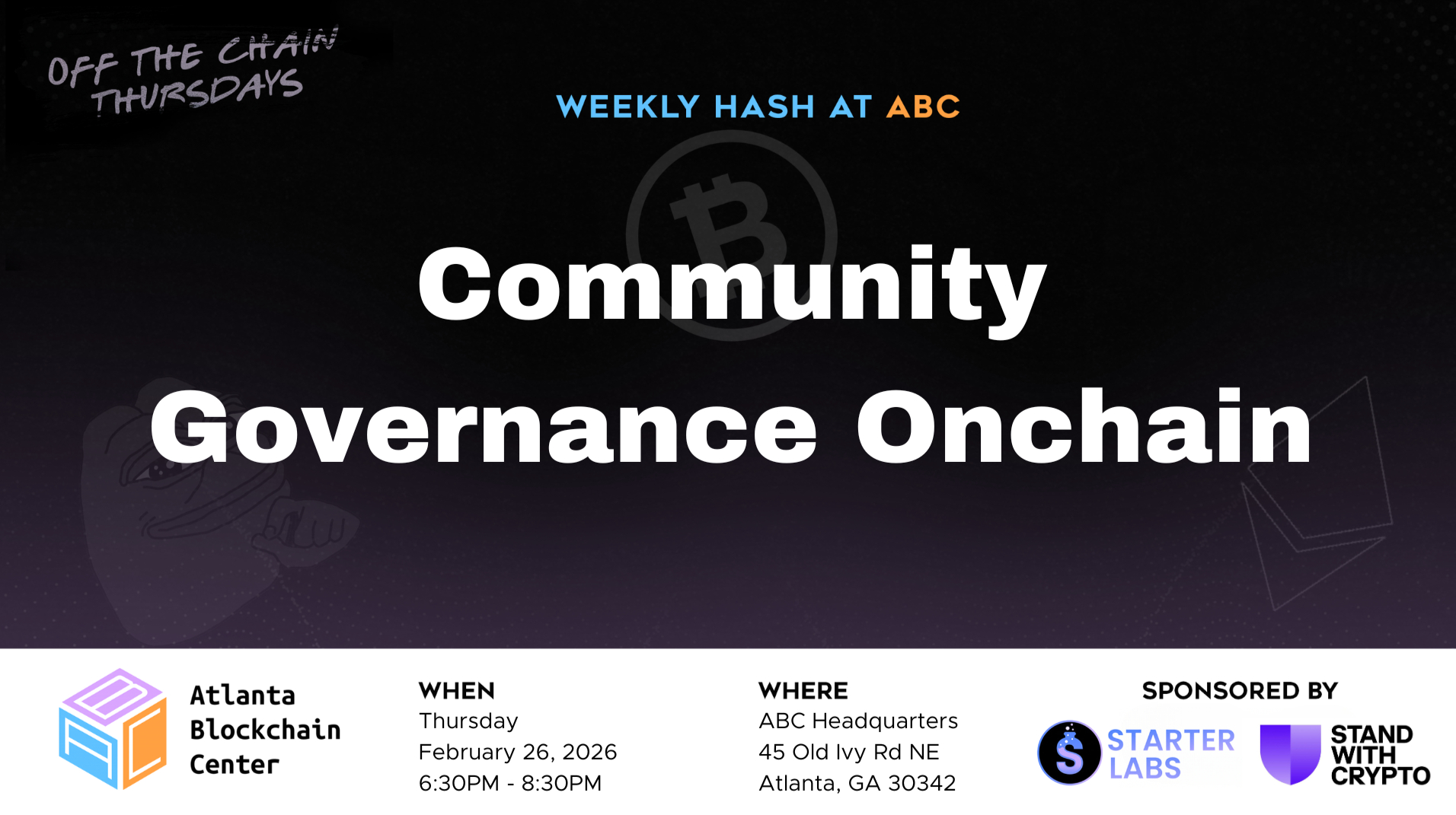 Community Governance Onchain